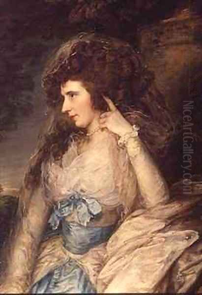 Mary Lady Bate Dudley Oil Painting by Thomas Gainsborough