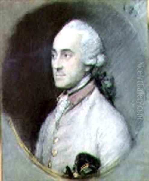 Portrait of George Pitt 1st Baron Rivers 1721-1803 Oil Painting by Thomas Gainsborough