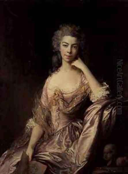 Miss Drummond Oil Painting by Thomas Gainsborough