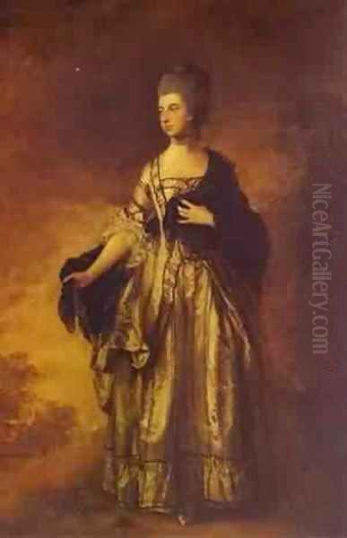 Isabella Viscountess Molyneux 1769 Oil Painting by Thomas Gainsborough