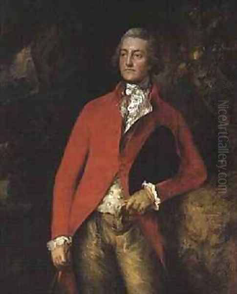 Major William Tennant of Needwood House Staffs Oil Painting by Thomas Gainsborough