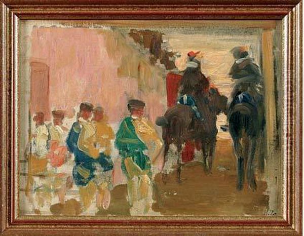 debut De Paseo Oil Painting by Henri Achille Zo