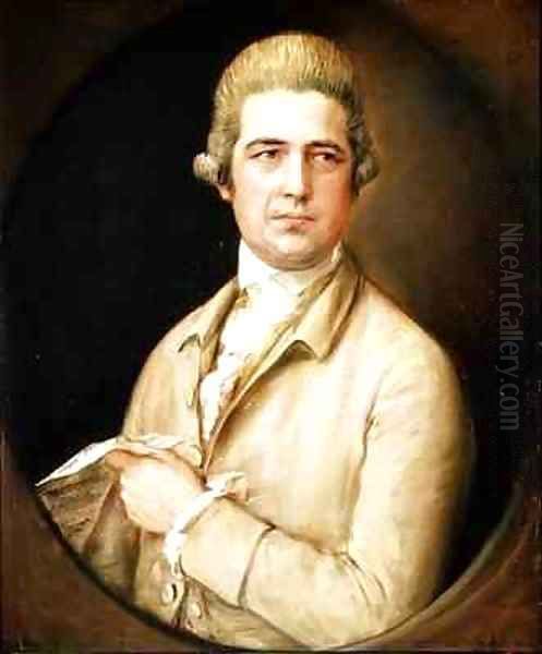 Thomas Linley the Elder 1732-95 Oil Painting by Thomas Gainsborough