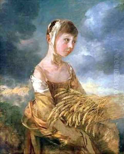 Miss Gainsborough Gleaning Oil Painting by Thomas Gainsborough