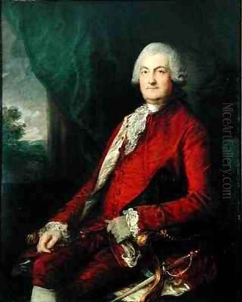 Paul Methuen Oil Painting by Thomas Gainsborough