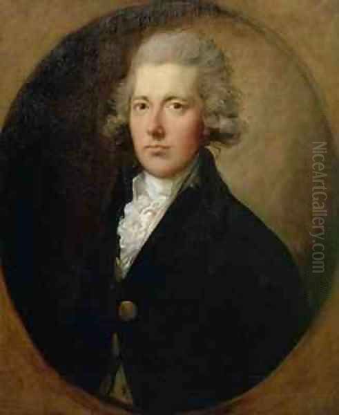 Portrait of William Pitt the Younger 1759-1806 Oil Painting by Thomas Gainsborough