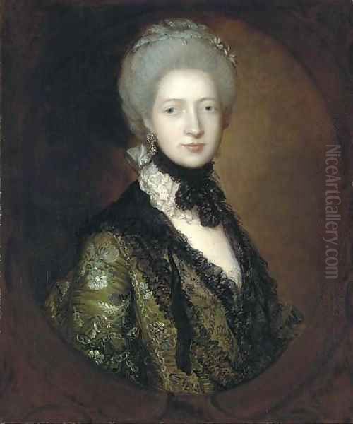 Portrait of Lady Willielma Glenorchy Oil Painting by Thomas Gainsborough