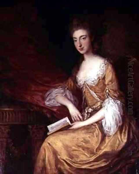 Portrait of a Lady with a Book Oil Painting by Thomas Gainsborough