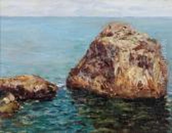 Felsen Vor Capri Oil Painting by Alfred Zoff