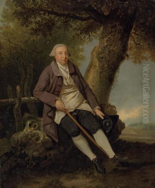 Portrait Of Thomas Bradshaw Oil Painting by Johann Zoffany