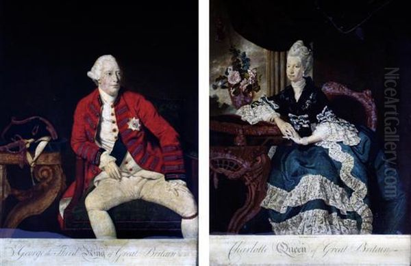 George Iii And Queen Charlotte Oil Painting by Johann Zoffany