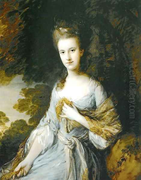 Portrait of Sarah Buxton Oil Painting by Thomas Gainsborough