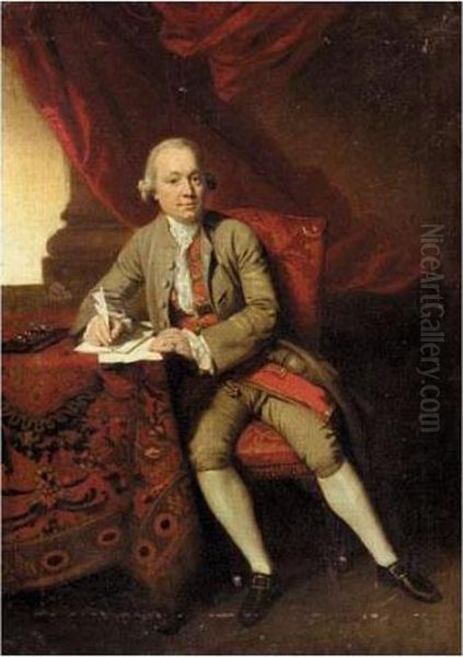 Portrait Of A Gentleman Oil Painting by Johann Zoffany