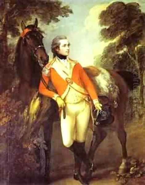 Portrait Of John Hayes St Leger 1782 Oil Painting by Thomas Gainsborough