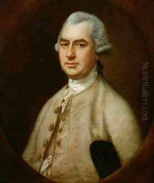 Portrait of Charles Bourchier Oil Painting by Thomas Gainsborough