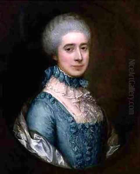 Portrait of Mrs Awse Oil Painting by Thomas Gainsborough