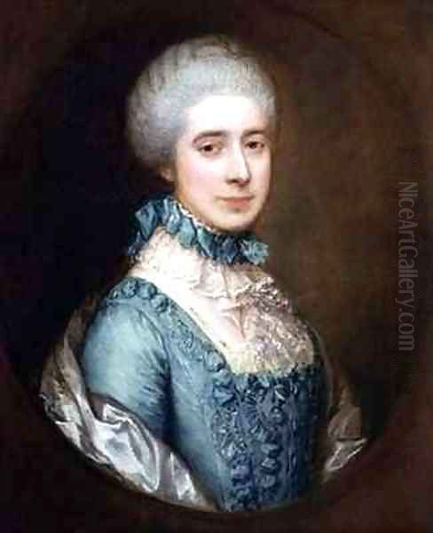 Portrait of Mrs Crewe Oil Painting by Thomas Gainsborough