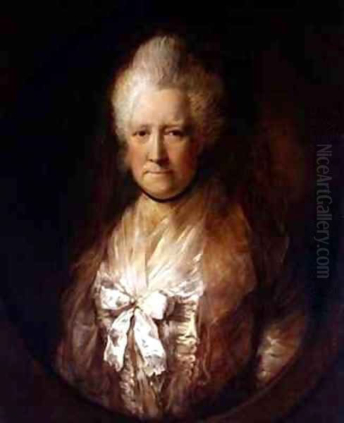 Portrait of the Hon Harriott Marsham 1721-96 Oil Painting by Thomas Gainsborough