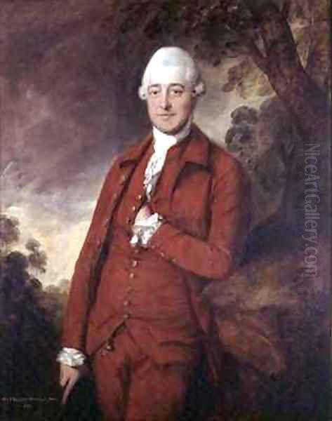 Sir Christopher Whichcote Oil Painting by Thomas Gainsborough