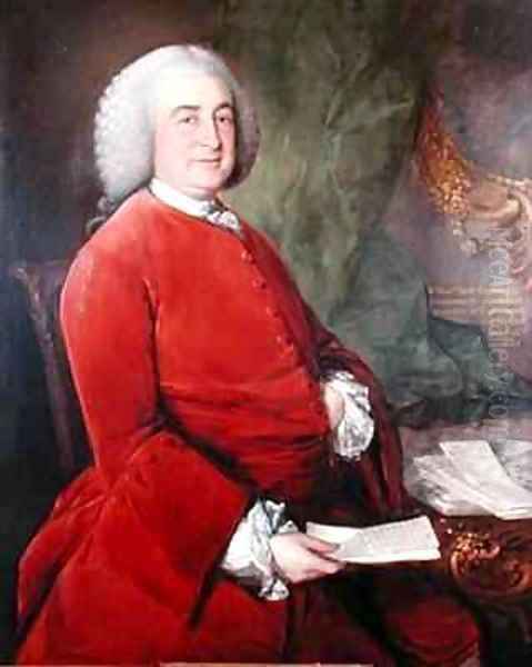 Portrait of Robert Nugent Lord Clare Oil Painting by Thomas Gainsborough