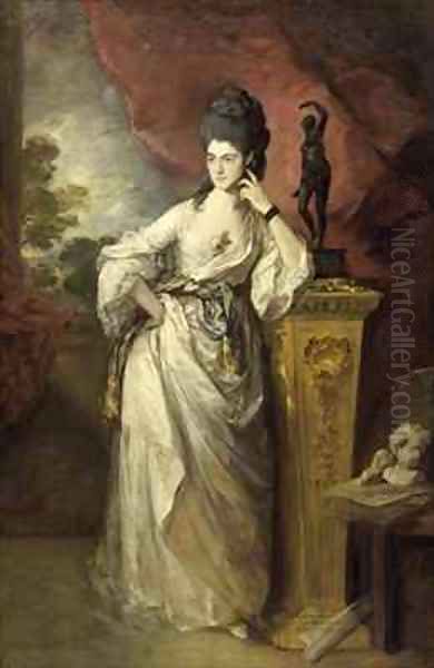 Viscountess Penelope Ligonier Oil Painting by Thomas Gainsborough