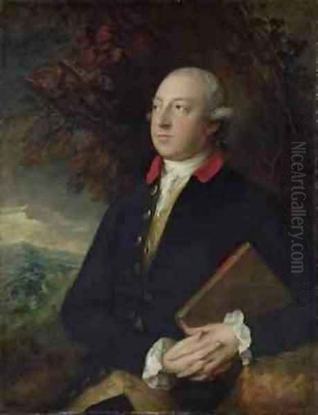 Thomas Pennant 1726-98 Oil Painting by Thomas Gainsborough