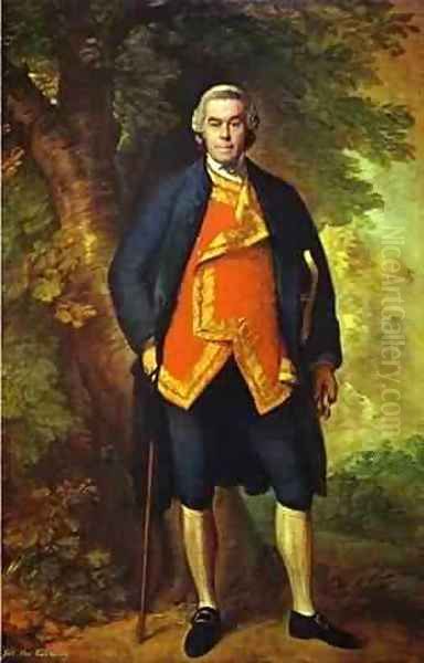 John 10th Viscount Kilmorey 1768 Oil Painting by Thomas Gainsborough