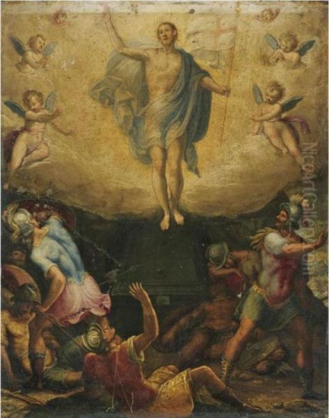 The Resurrection Oil Painting by Federico Zuccaro