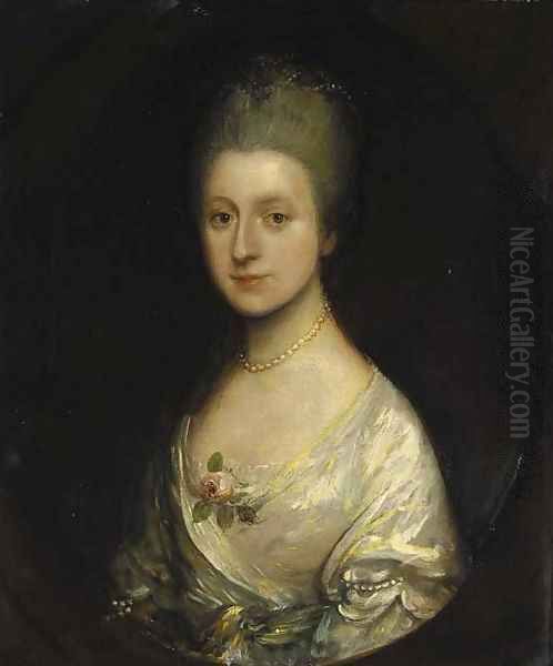 Portrait of Elizabeth Blacker (1739-1822) Oil Painting by Thomas Gainsborough