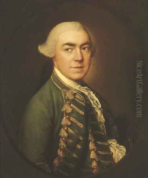 Portrait of Samuel Foote (1720-1777) Oil Painting by Thomas Gainsborough