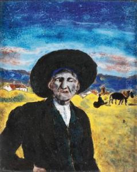 Segoviano Oil Painting by Daniel Zuloaga Olaya