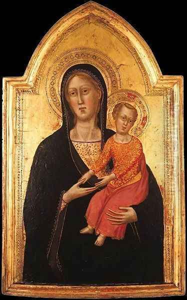 Madonna and Child 1365-70 Oil Painting by Don Silvestro Dei Gherarducci