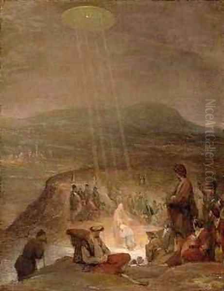 Baptism of Christ Oil Painting by Aert De Gelder