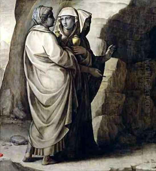 The Holy Women at the Tomb Oil Painting by Ridolfo Ghirlandaio