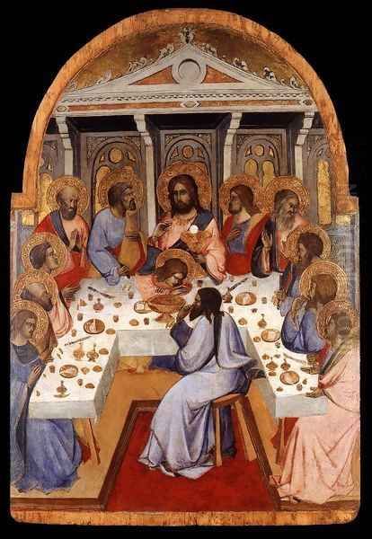 The Last Supper Oil Painting by Agnolo Gaddi