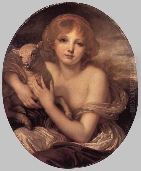 Innocence c. 1790 Oil Painting by Jean Baptiste Greuze