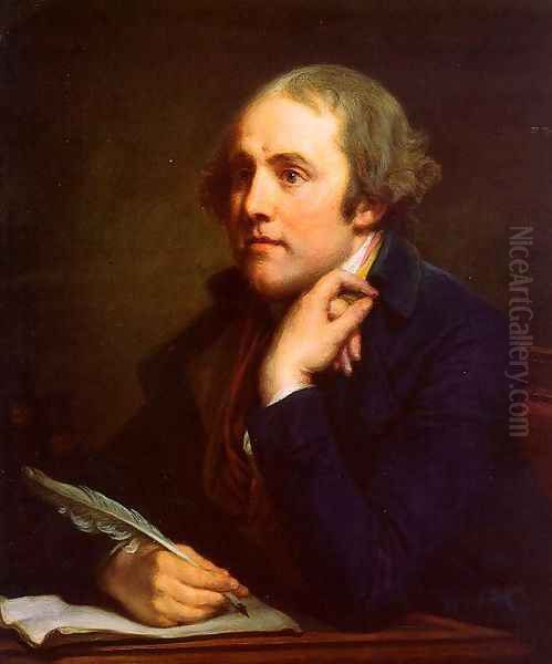 Louis-François Robin 1794 Oil Painting by Jean Baptiste Greuze