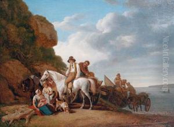 Travellers Rest Oil Painting by John White Abbott