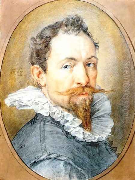 Self-Portrait Oil Painting by Hendrick Goltzius