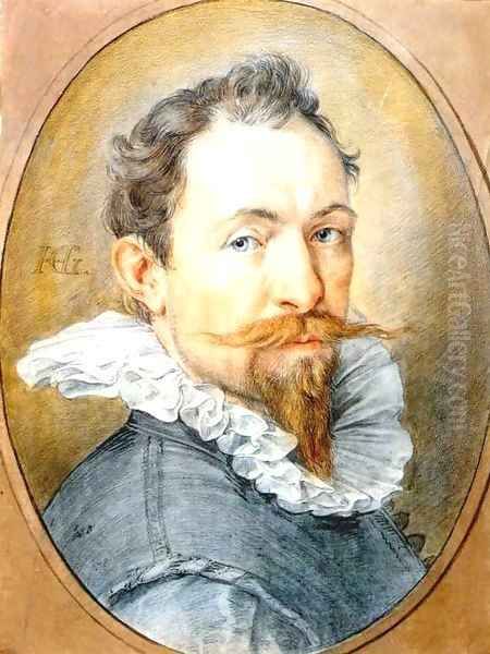 Self-Portrait 2 Oil Painting by Hendrick Goltzius