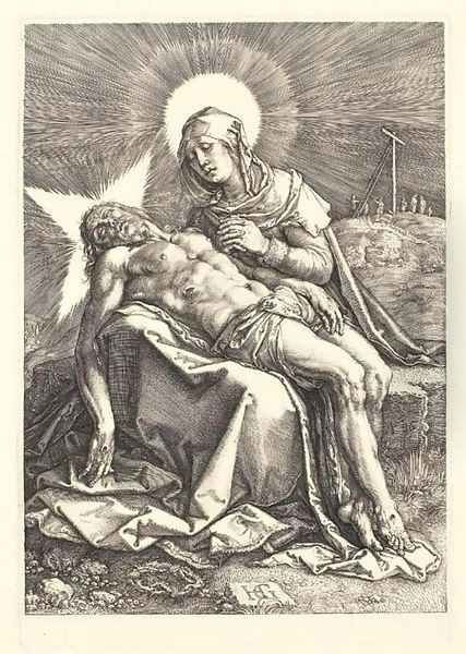 Pieta Oil Painting by Hendrick Goltzius