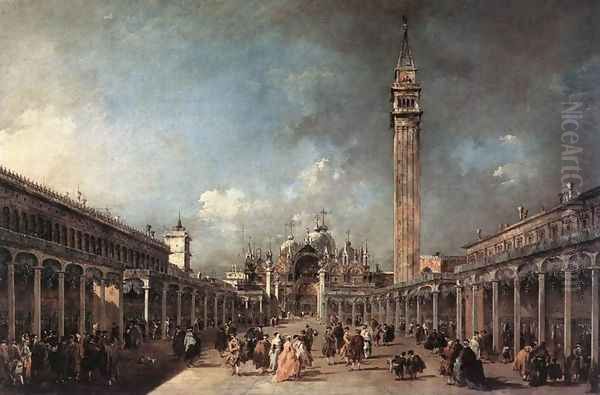 Piazza di San Marco Oil Painting by Francesco Guardi