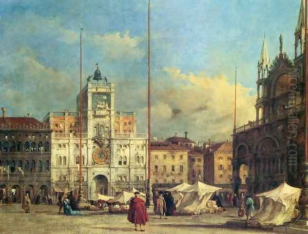 Piazza San Marco, Venice Oil Painting by Francesco Guardi