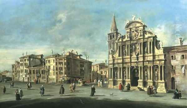 View of Santa Maria Zobenigo, Venice by Francesco Guardi