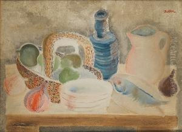 Still Life Oil Painting by Jankel Adler