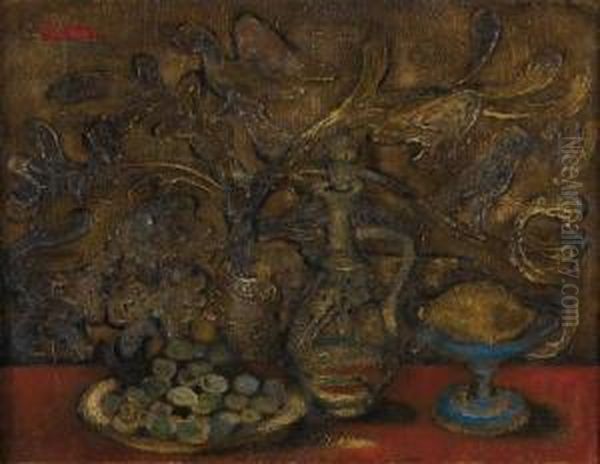 Still Life Oil Painting by Jankel Adler