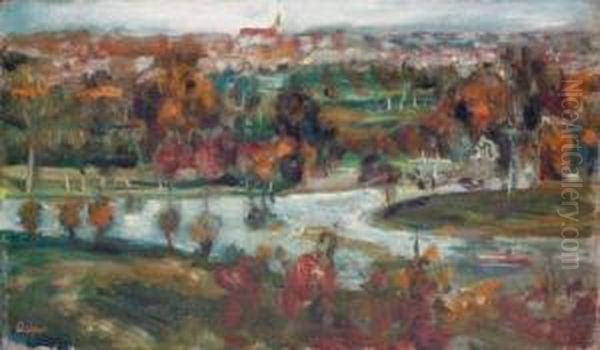 Paysage D'automne Oil Painting by Lucien Adrion