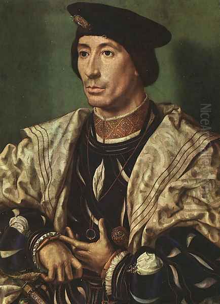 Portrait of Baudouin of Burgundy Oil Painting by Jan Mabuse