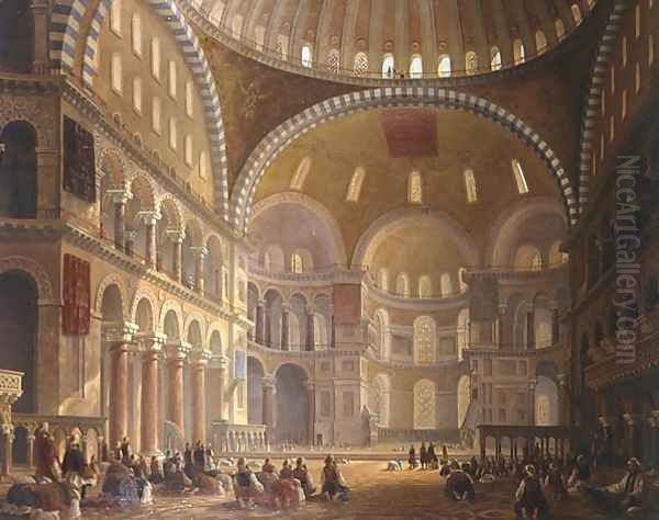 The Blue Mosque Oil Painting by Eva Gonzales