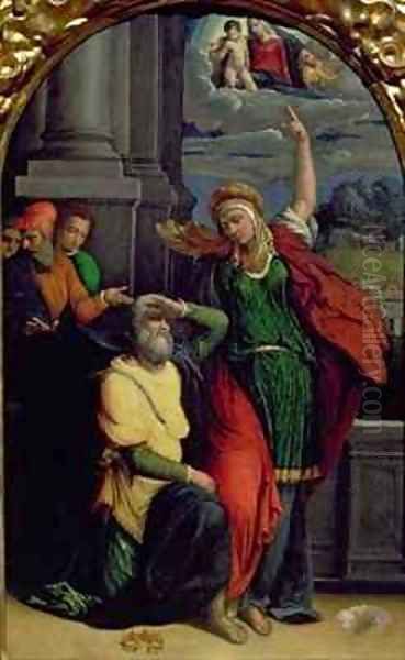 Augustus and the Tiburtine Sibyl Oil Painting by Garofalo